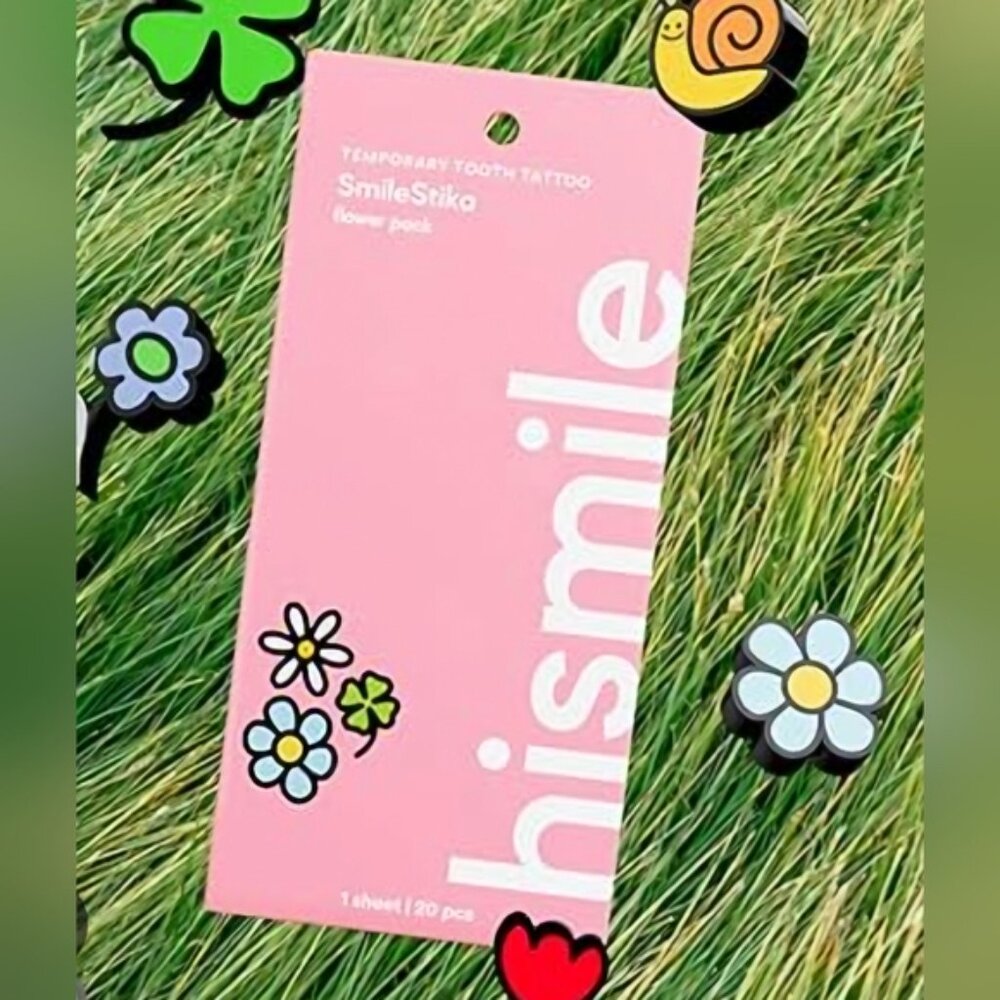 Hismile Flower Pack Temporary Teeth Tattoos - Picture 2 of 4